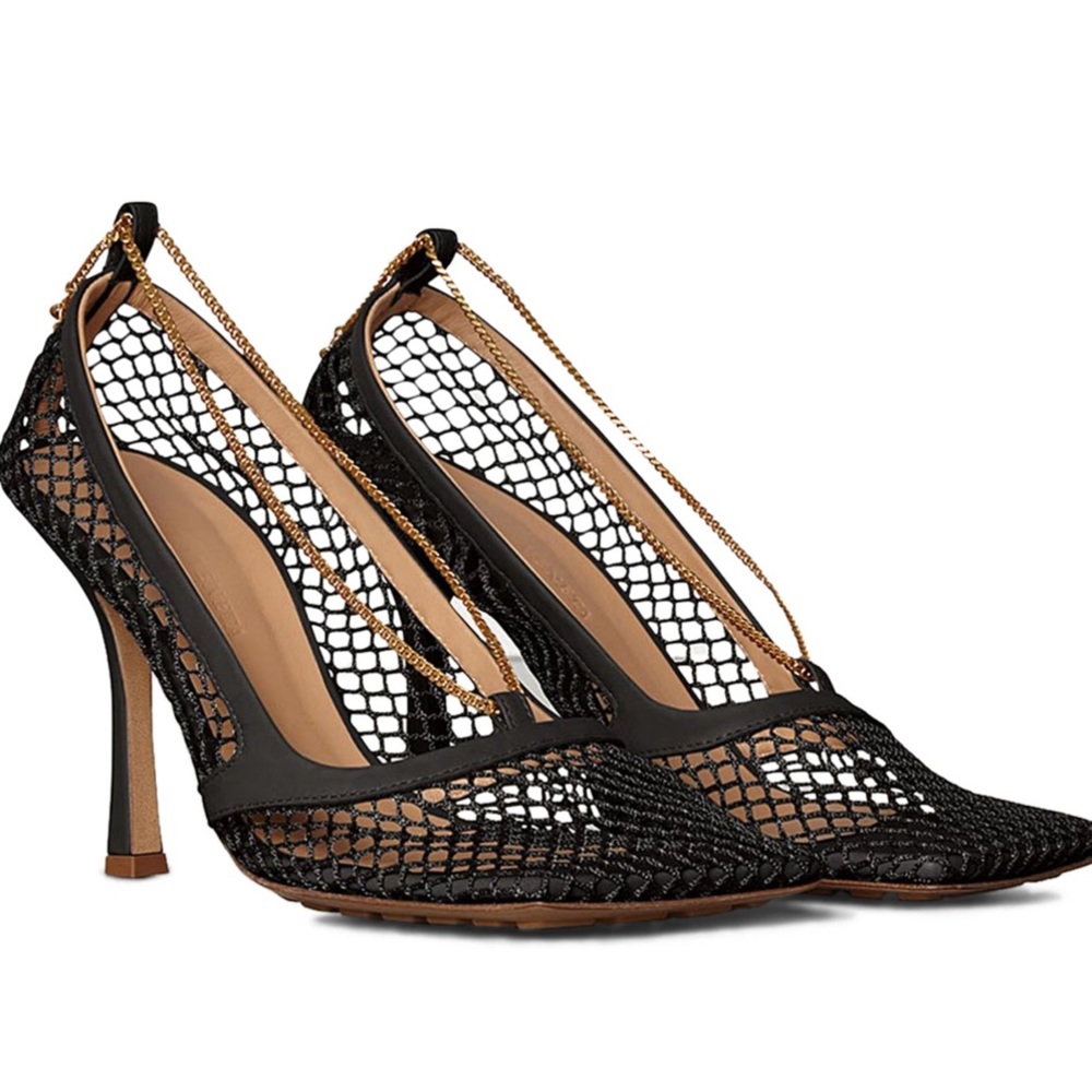 🔥 BOTTEGA VENETA Mesh Stretch Pumps 90 🔥